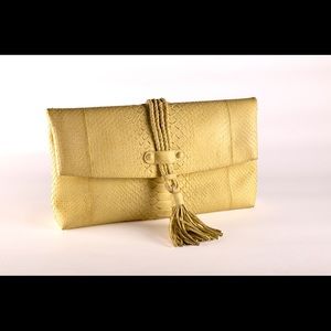 Genuine Python Skin Clutch